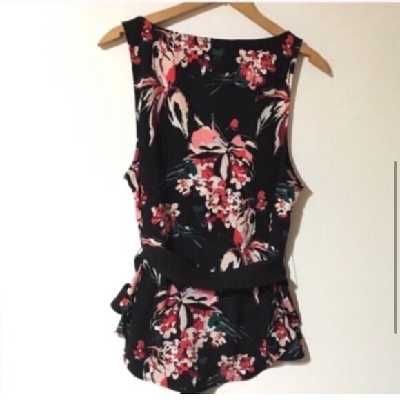 Derek Lam 10 C X Athleta Collaboration Lily Nikita Floral Top Size Medium - Picture 4 of 7